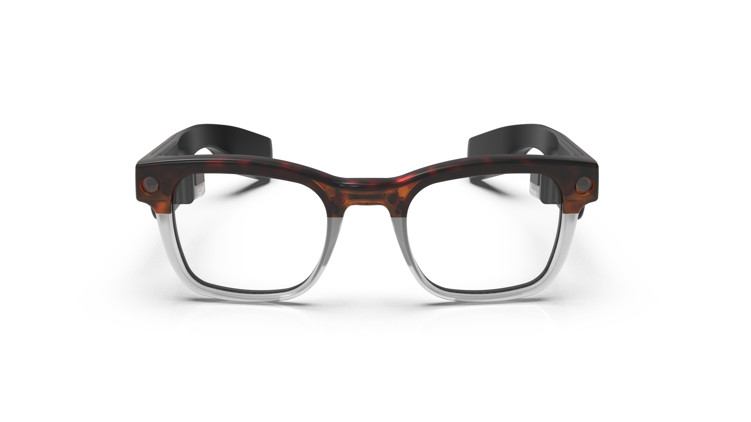 XanderGlasses premium version built on Vuzix smart glasses Tortoise Front